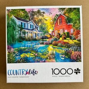 Buffalo Games Country Life Old Country Farmhouse 1000 Piece Jigsaw Puzzle 0449